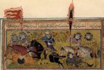 Копия Копия Second Small Shahnameh'. Painting depicts the Irananian prince IsfandiyarlX.jpg