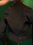 Lt.W.Clerke jacket, 95 th Rifles. Back..jpg
