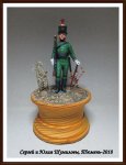 Унтер-офицер Лейб-гвардии егерского батальона. Россия, 1802-1804г.г..JPG