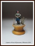 Девушка-санинструктор, сержант Красной армии. 1943-45 гг. СССР......JPG
