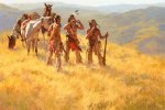 Howard Terpning, Dust of Many Pony Soldiers, 1981.jpeg