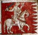 Pendón primitivo de la Orden de Santiago, 1175.jpg